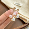 Pink Heart Hoops