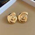 Gold Spiral Shell Necklace Bracelet Earrings and Ring view 7