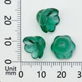 Bell Flower Glass Beads in Thirty Three Gradient Color Finishes view 12