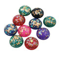 Gold Fleck Oval Resin Cabochons in Eight Color Options view 5
