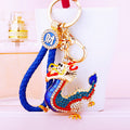 Mixed Jeweled Chinese Dragon Keychains in Fifty Eight Pictured Styles view 11