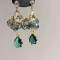 Assorted Crystal Statement Drop Earrings with Reflective Details view 9
