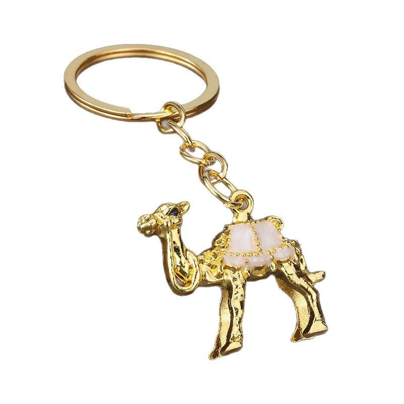 Creative Camel Zinc Alloy Keychain Bag Charm Gift Accessory