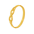 Hollow Infinity Link Bangle Stainless Steel Gold Or Steel view 5