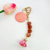 Amber Heart Bead