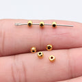 Faceted Micro Spacer Beads in Seven Metallic Finishes view 8