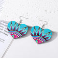 Acrylic Heart and Rainbow Unicorn Drop Earrings Three Styles view 3
