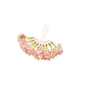 Fabric Flower U Pin Hair Pins Lily And Pink Comb Styles view 5