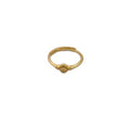 Gold Rose Flower and Slim Motif Open Rings 2 Styles view 5