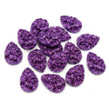 Textured Teardrop Druzy Resin Cabochons in Thirty Seven Options view 10