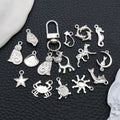 Blue Seashell Metal Charms with 15 Listed Options for DIY Jewelry Making view 2