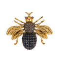 Gold Tone Bee Crystal Three Designs Metal Brooch Pin view 6