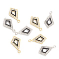 Crystal Diamond Outline Jewelry Components For DIY Earrings And Bracelets Charms view 5