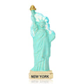 Statue Of Liberty Brooch In Metal With Turquoise Enamel And A Gold-Tone Torch view 1