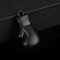 Miniature Metal Boxing Glove Charm Pendant Four Finishes view 3