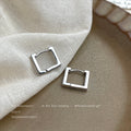 Silver Mini Huggie Hoop Assortment CZ Knot Bamboo Mix view 10