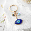 Blue Evil Eye Hamsa, Heart, Butterfly and Moon Keychains view 7