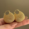 Gold Mesh Round