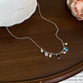 Multicolor Bead Necklaces with Round and Heart Accents view 7