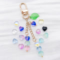 Transparent 8mm Glass Heart Beads in Ten Individual Colors view 4
