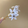 Fabric Flower Pearl Duckbill Hair Clips and Pins 7 Styles view 12