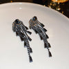 Black Crystal Tassels