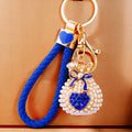Pearl and Jeweled Fortune Pouch Keychains in Forty-Five Options view 3