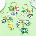 Soccer Charm Keychains in 21 Pictured Variations for Bags and Keys view 1