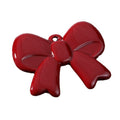 Glossy Acrylic Bow Ribbon Charm Pendant Seven Colors view 5
