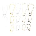 Large U-Shaped Kidney Ear Wire Hooks in Mixed Finishes view 5
