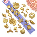 Gold-Tone Starfish Metal Charms with 15 Listed Options view 3
