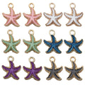 Metallic Starfish and Seashell Shell Charms with 28 Listed Options view 12