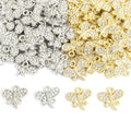 Rhinestone Dragonfly Charms in Gold and Silver Tones view 5