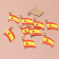 Colorful Enamel National Flag Charms in Eleven Country Options view 7