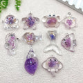 Purple Turtle Glossy Charms with 14 Listed Options view 1