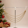 Four Layer Gold Ball Bead Garland Christmas Tree Decor view 3