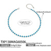 TXP138 Blue-Silver Necklace