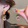 Ten Mixed Blue Purple Pink Green And Multicolor Crystal Jewelry Designs view 2