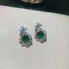 Green Earrings