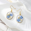 Blue Floral Crystal