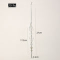 Clear Crystal Pearl Lantern Christmas Tree Hanging Ornament view 2