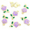 Gold Purple Rose