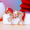 Red Jeweled-Horse