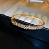 Gold Flower Bangle