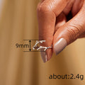 Silver Open Antler Branch Adjustable Ring Metal Alloy view 4