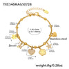 TXE346 GoldCharmBracelet