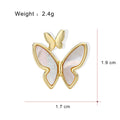 Gold Tone Silver Tone Butterfly Five Designs Metal Brooch Pin view 6