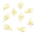 Polished Heart Alloy Charms in 2 Styles for Jewelry Crafts view 7