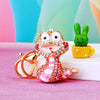 Pink Striped-Snake