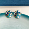 Blue Floral Dome